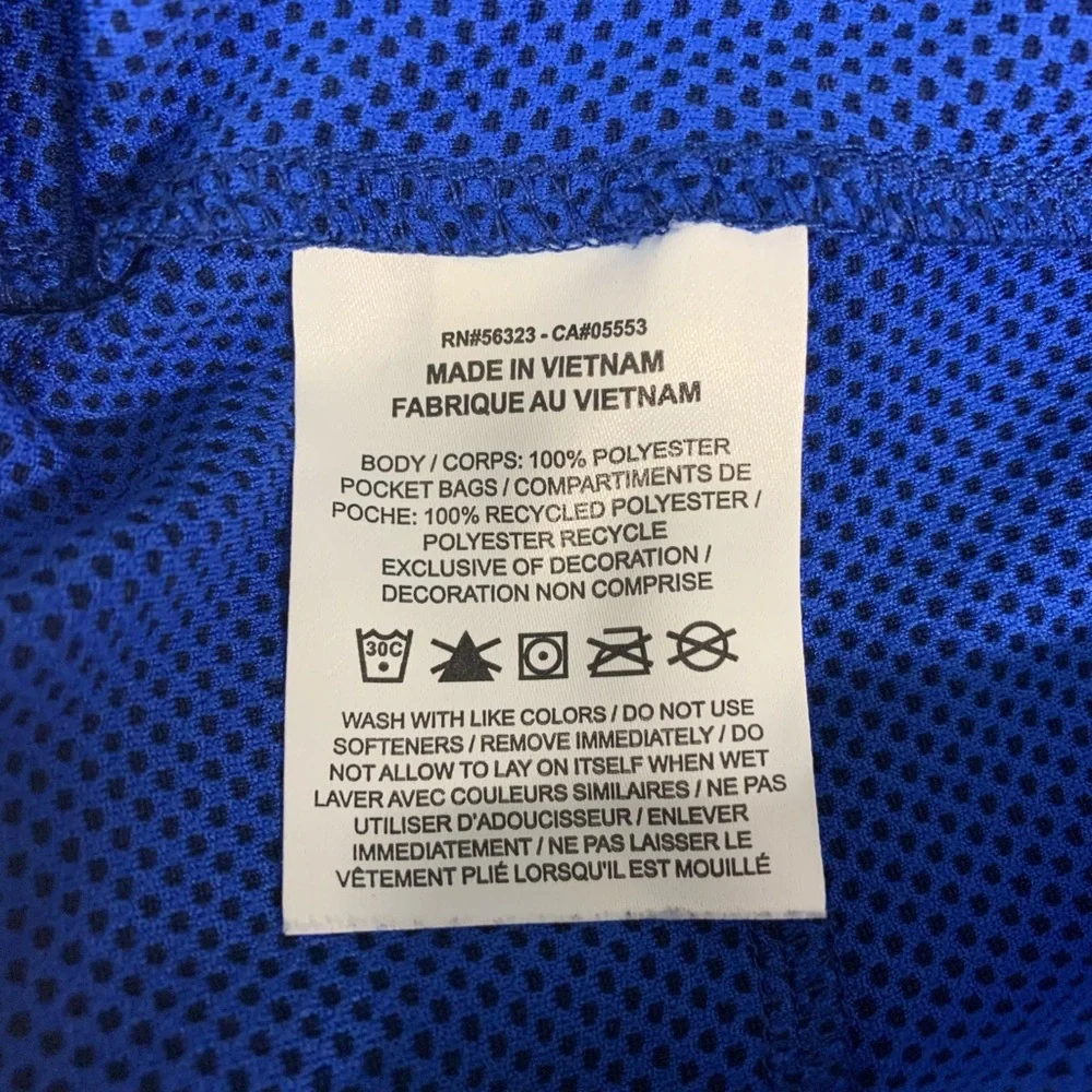 Nike Dri Fit Men's Blue Black Performance Basketball Track Gym Shorts Size XL - Picture 6 of 8
